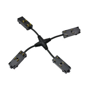 Гибкий Х-коннектор трека SMART Denkirs TR2116-BK