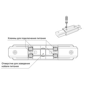 Прямой коннектор DENKIRS TR1008-BK
